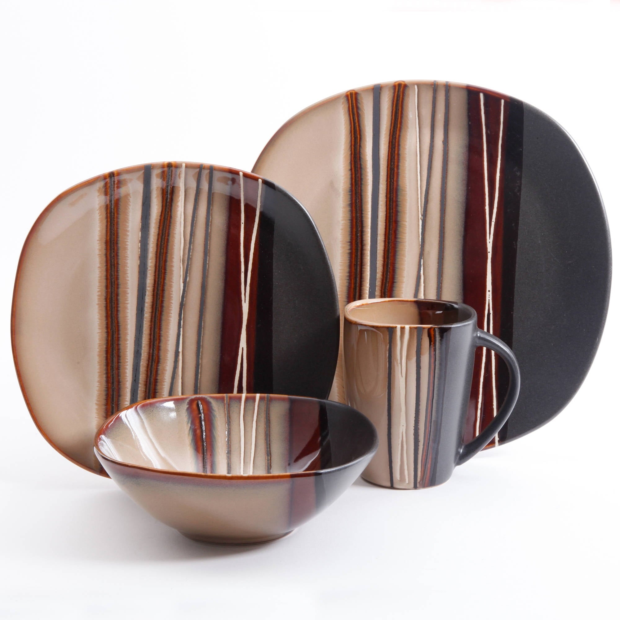 Homora™ Bazaar Dinnerware, Teal, Set Of 16