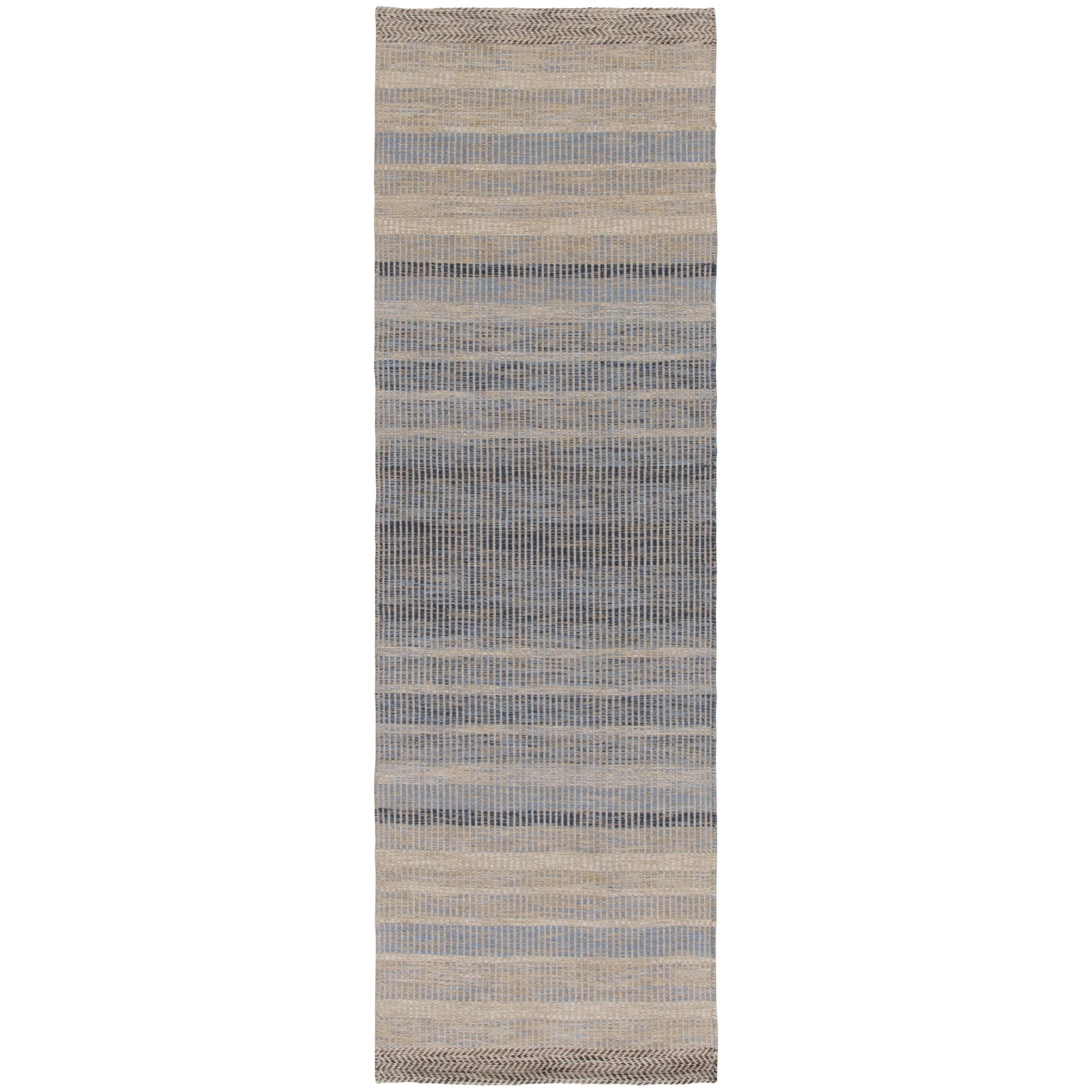 Homora™ Brown Striped Lisa Runner Rug, 2'6"x8'
