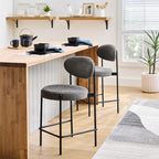  Boucle Counter Stool, Gray