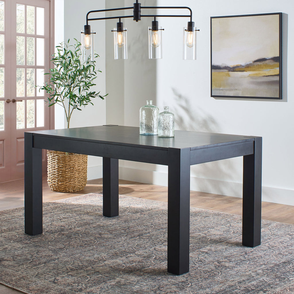 Homora™ Bryant Dining Table, Rustic Brown
