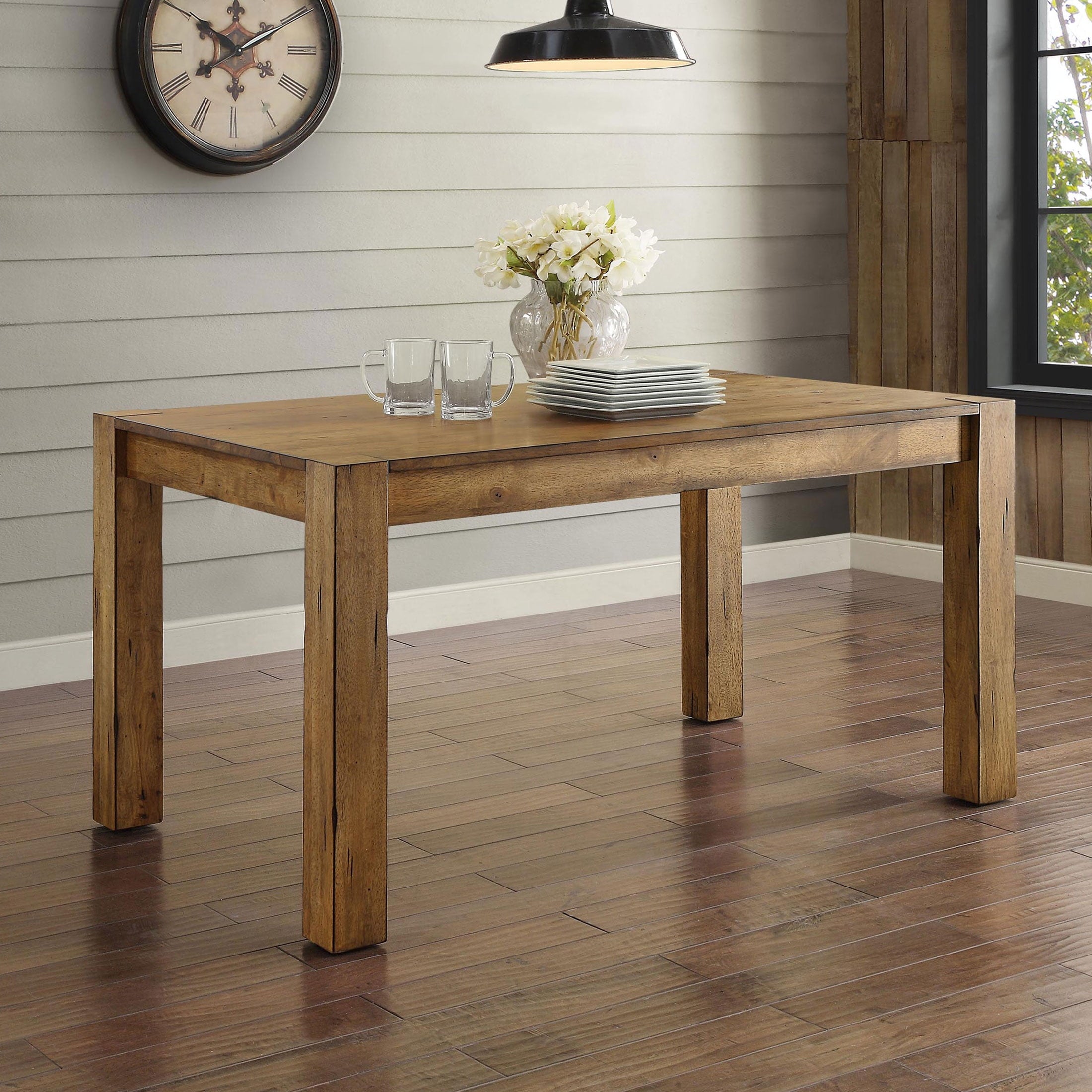  Bryant Dining Table, Rustic Brown