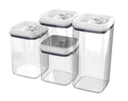  Flip-Tite 4-Pack Square Food Storage Container Set