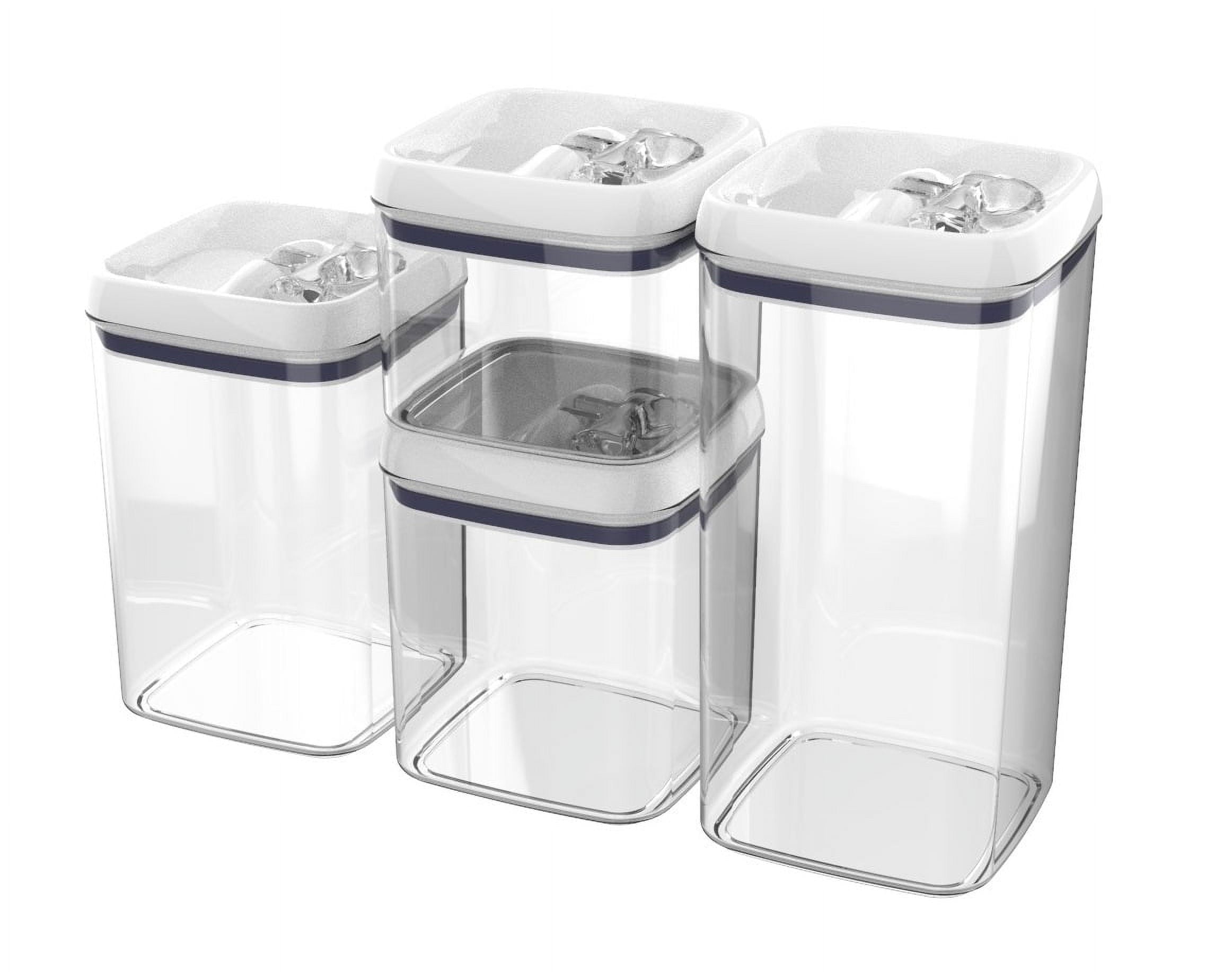  Flip-Tite 4-Pack Square Food Storage Container Set