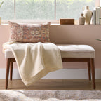 Homora™ Colton 44" Upholstered Accent Bench, Olive