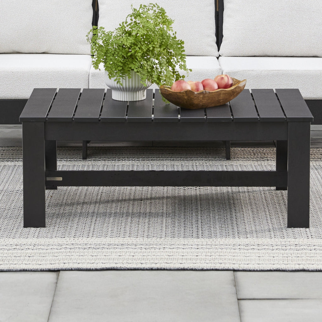 Homora™ Ezra Outdoor Teak HDPE Coffee Table