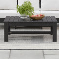 Homora™ Ezra Outdoor Teak HDPE Coffee Table
