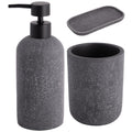  Faux Stone Bath Accessories Set
