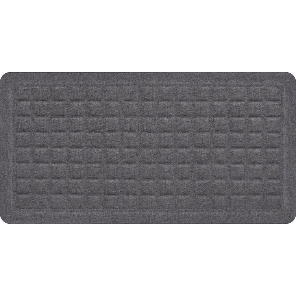  Gel Comfort Fallon Collection Gray Stone 20" x 39" Anti-Fatigue Kitchen Mat