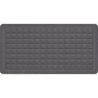 Gel Comfort Fallon Collection Gray Stone 20" x 39" Anti-Fatigue Kitchen Mat