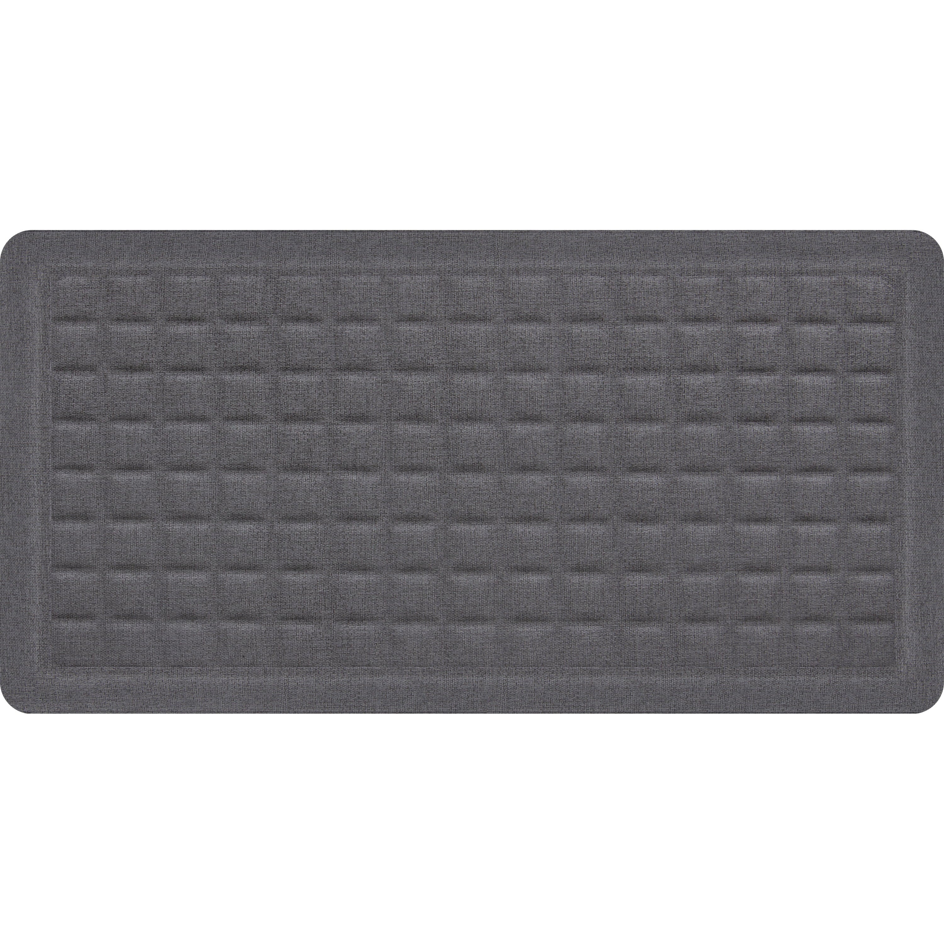  Gel Comfort Fallon Collection Gray Stone 20" x 39" Anti-Fatigue Kitchen Mat