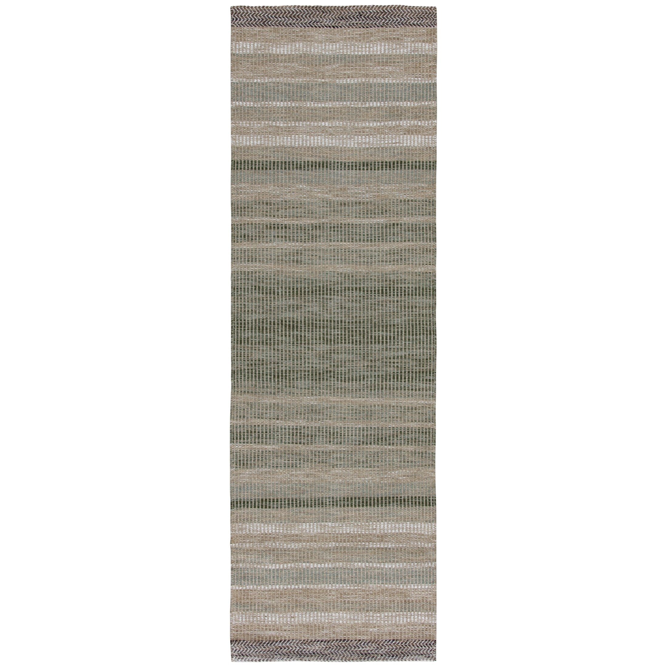 Homora™ Brown Striped Lisa Runner Rug, 2'6"x8'
