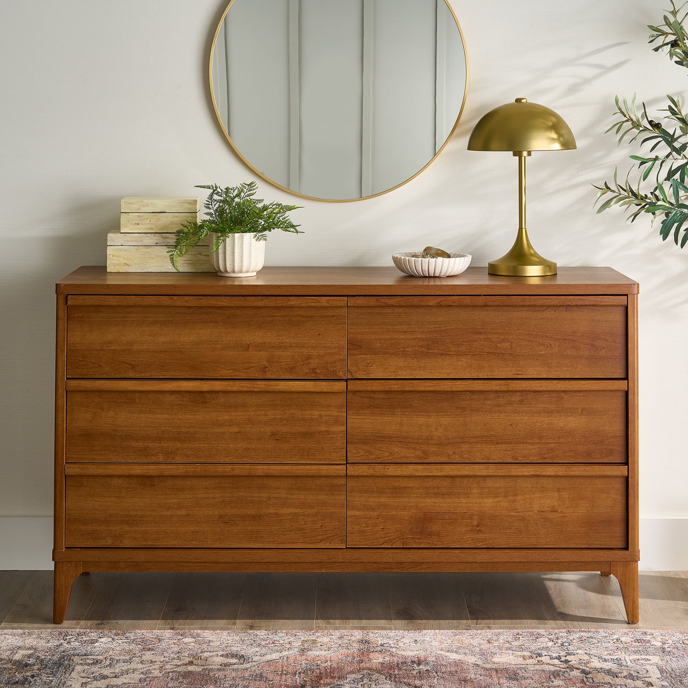  Greyson 6-Drawer Dresser, Acorn Finish