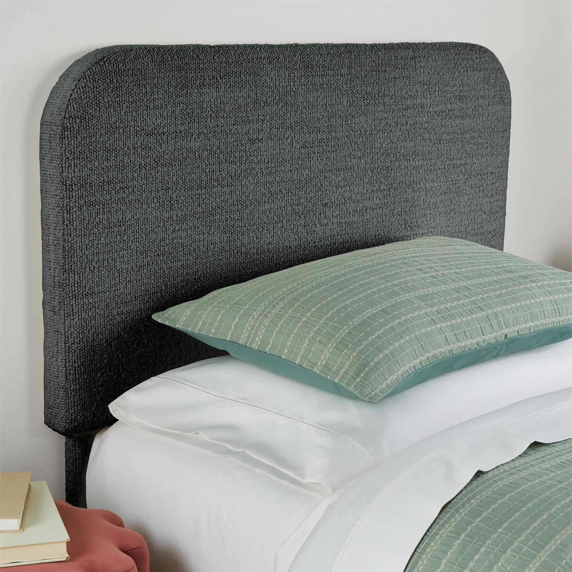 Homora™ Juliet Full/Queen Boucle Headboard, Ivory