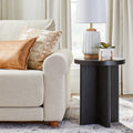 Homora™ Lillian Fluted End Table, Walnut Finish