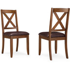  Maddox Crossing Dining Chair, Set of 2, Brown