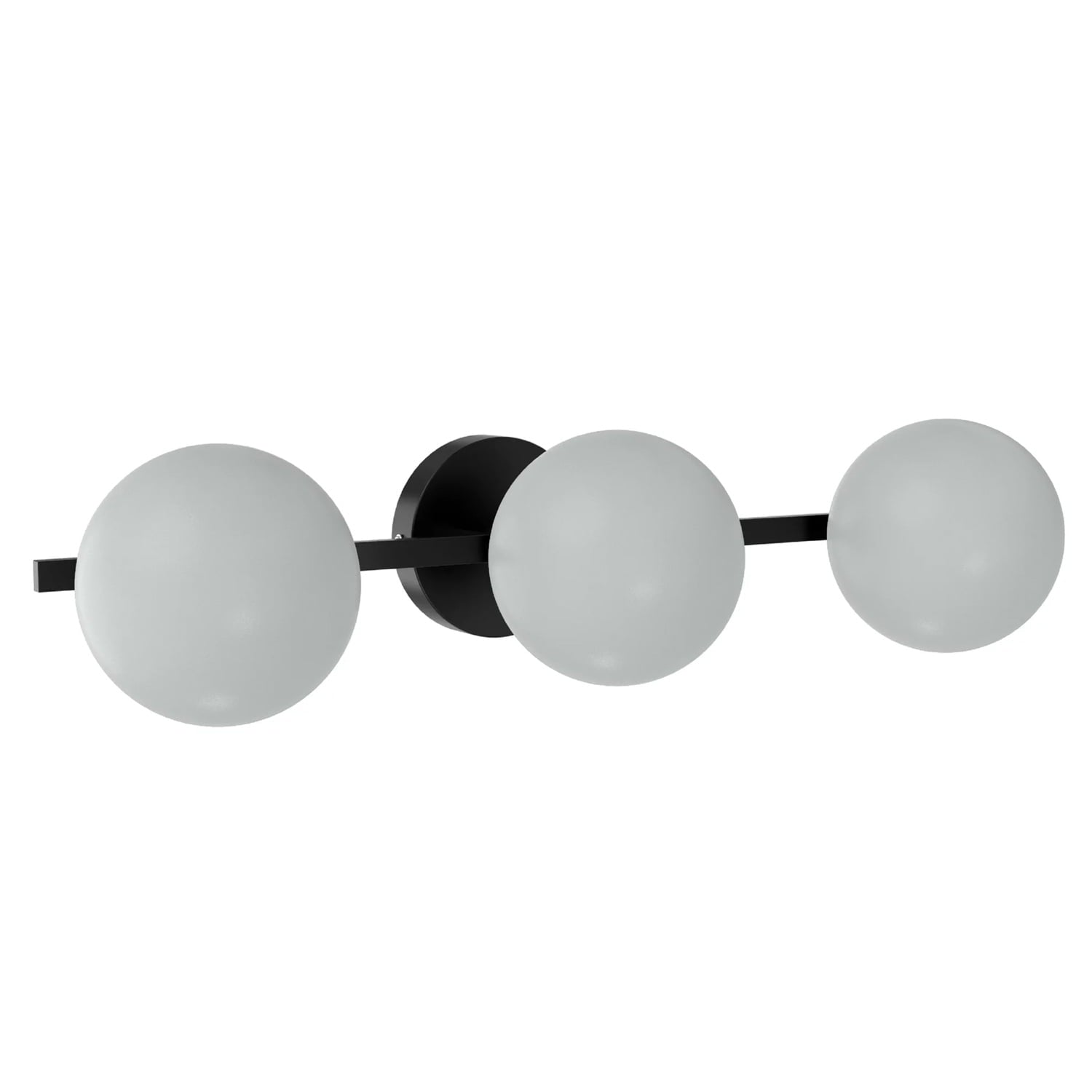 Homora™ Modern Vanity Light, Brass Finish, Frosted Glass Shades, T6 LED Bulbs