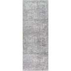  Persian Blooms Runner Washable Non-Skid Area Rug, Brown, 2'5" x 7'