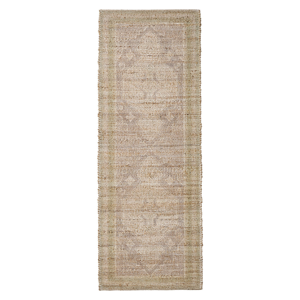  Sage Multi Jute 30" x 84" Persian Runner Rug