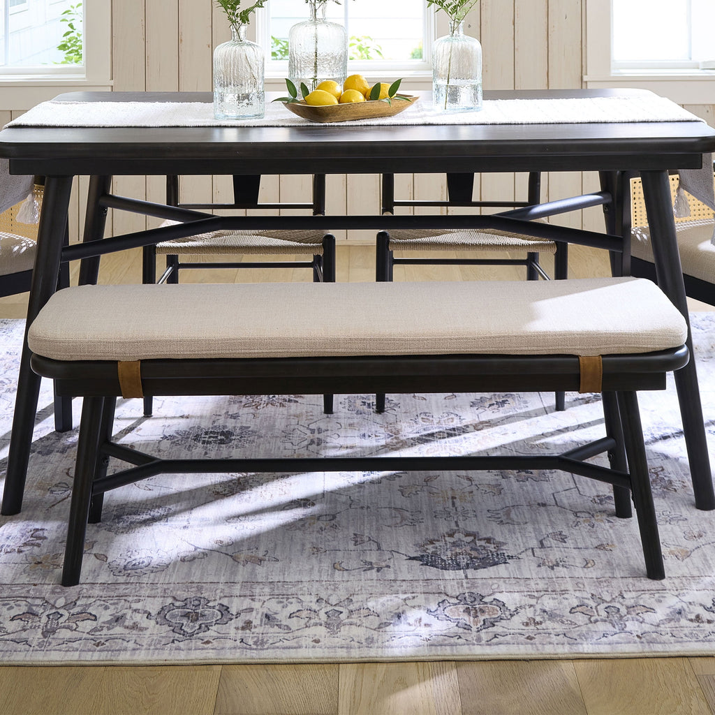  Springwood Dining Bench, Charcoal Finish