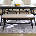  Springwood Dining Bench, Charcoal Finish