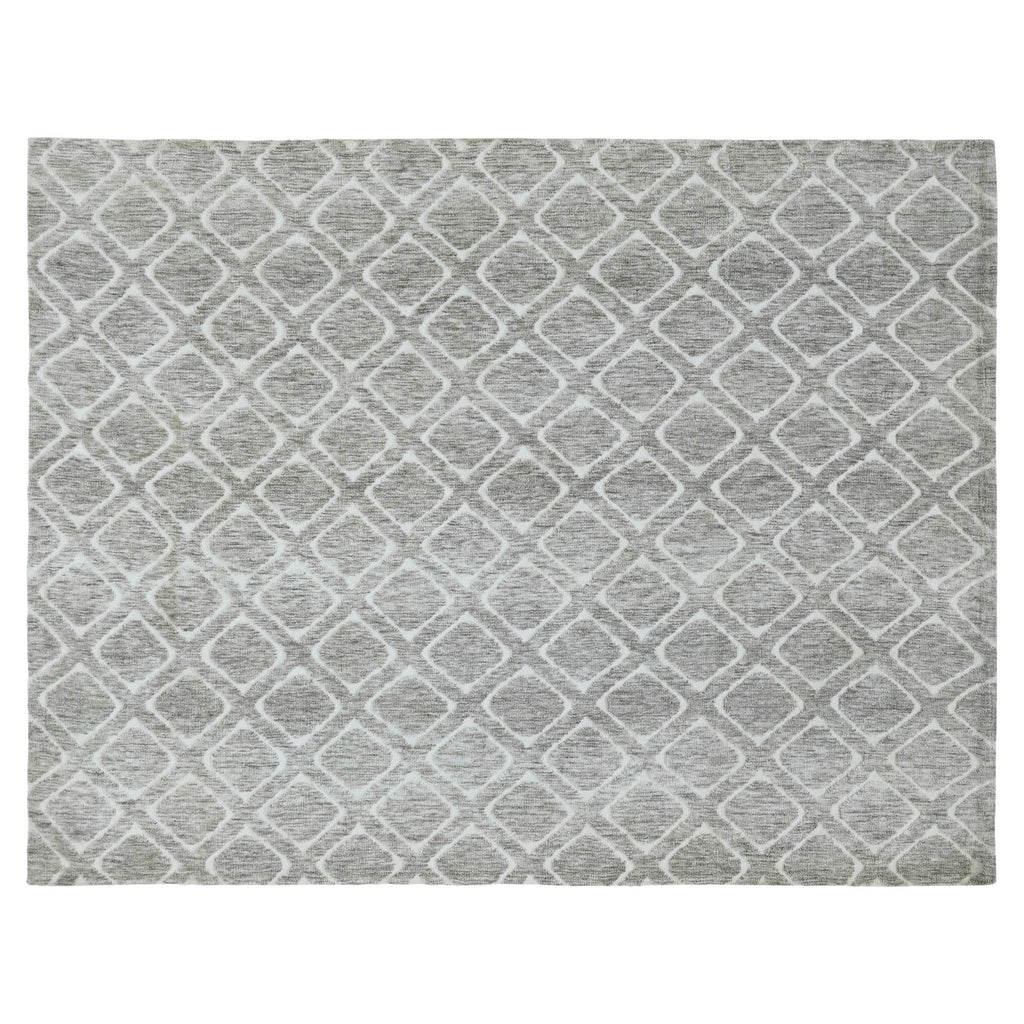 Homora™ Tufted Diamond Indoor Area Rug, Grey, 5' x 7'