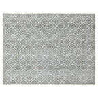  Tufted Diamond Indoor Area Rug, Grey, 5' x 7'