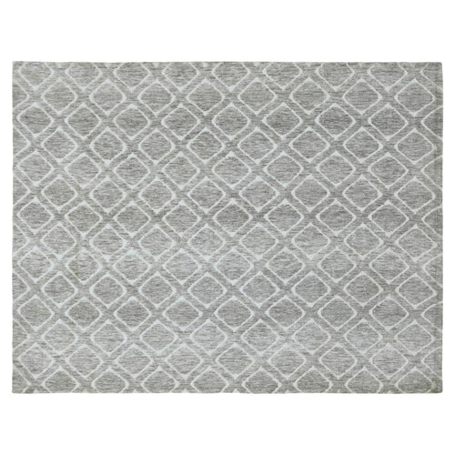 Tufted Diamond Indoor Area Rug, Grey, 5' x 7'