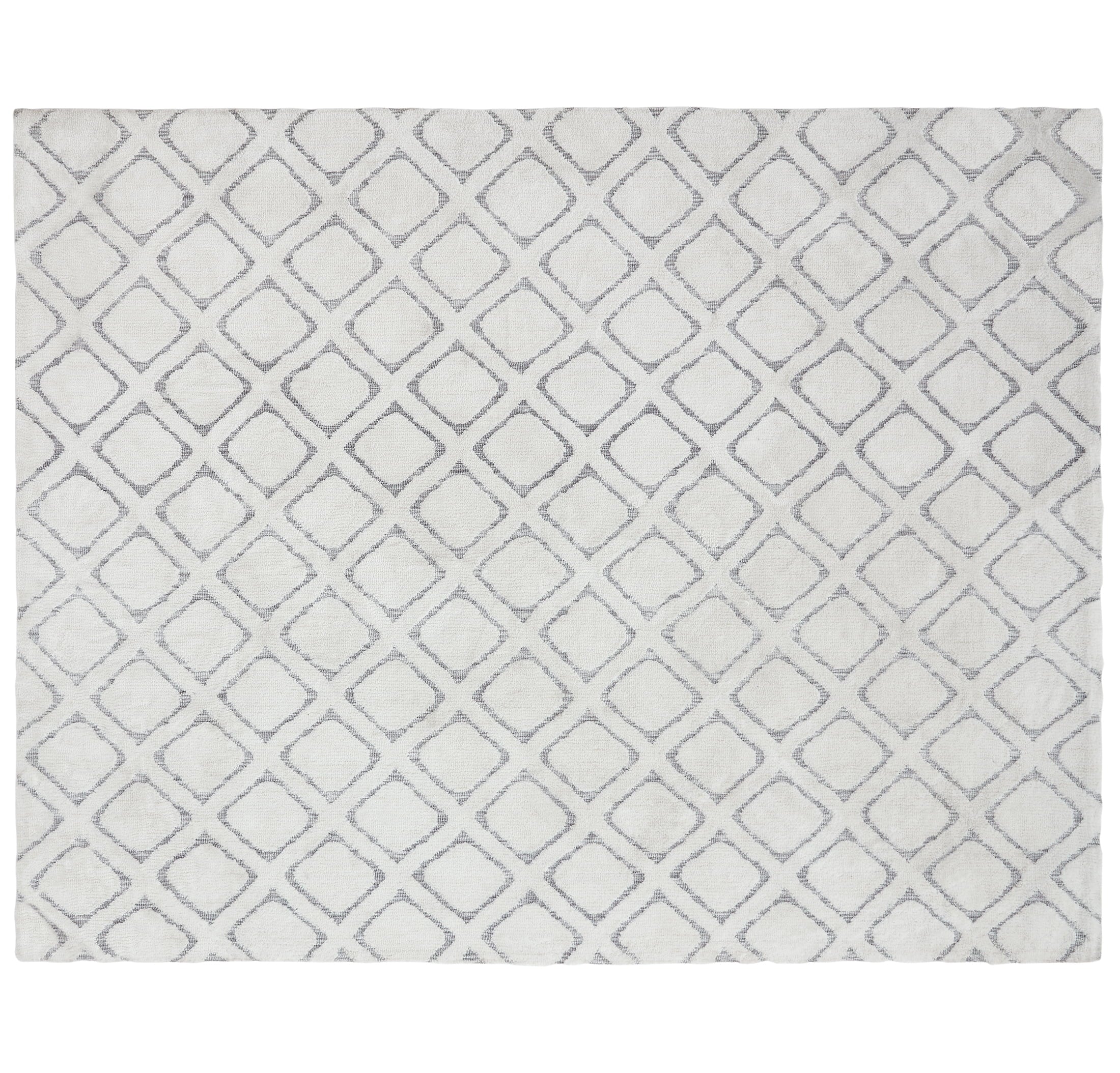 Homora™ Tufted Diamond Indoor Area Rug, Grey, 5' x 7'