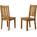 Homora™ Bankston Wood Dining Chair, Set of 2, White, Indoor