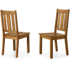 Homora™ Bankston Wood Dining Chair, Set of 2, White, Indoor