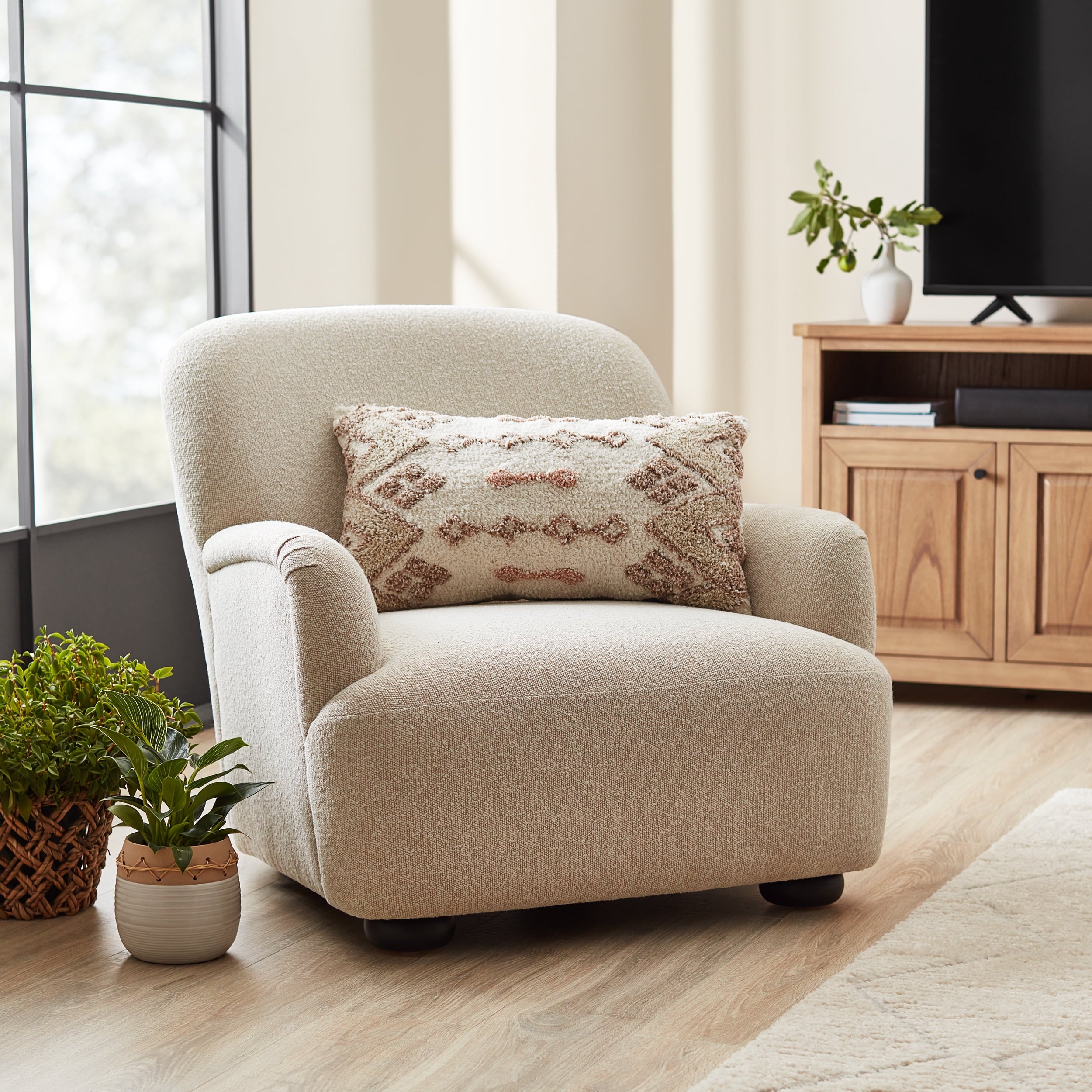 Homora™ Waylen Accent Chair, Caramel Chenille