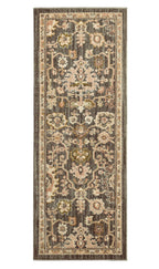 Homora™ and Garden Modern Oushak Low Pile Stain and Fade Resistant Indoor Green Area Rug, 7'10" x 10'