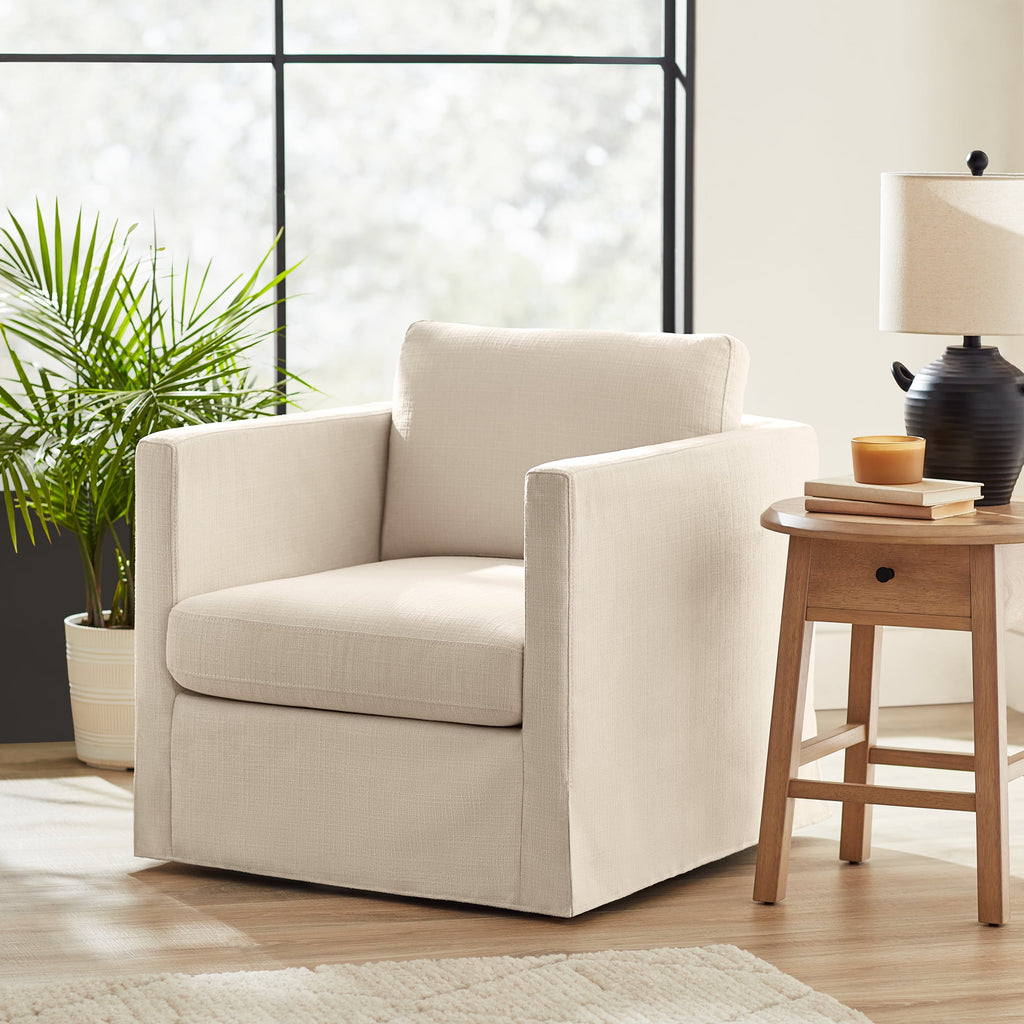 Homora™ Waylen Swivel Accent Chair, River Green