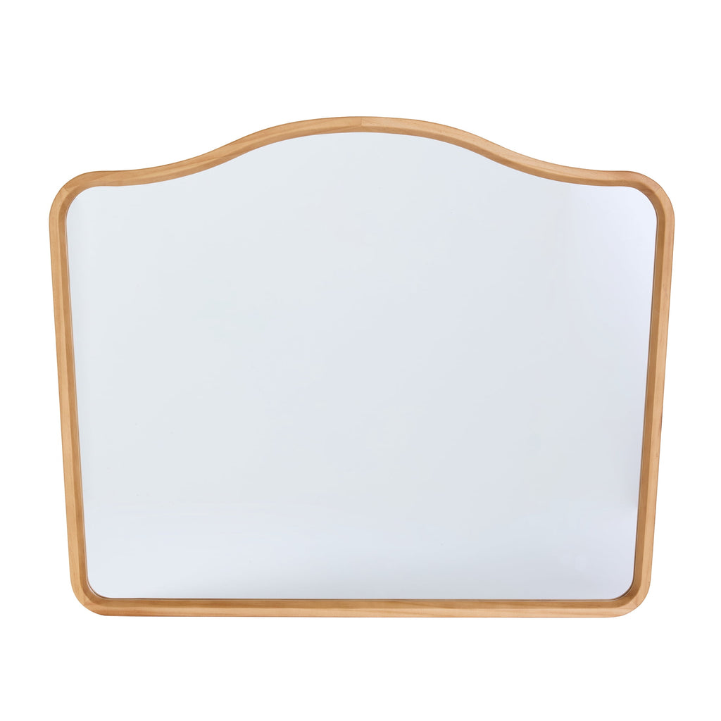  French Heritage 29x24 Natural Large Wall Mirror for Living Room