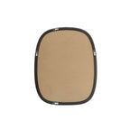  Soft Organic Wood Frame Wall Mirror, 24x30 Inch, Black