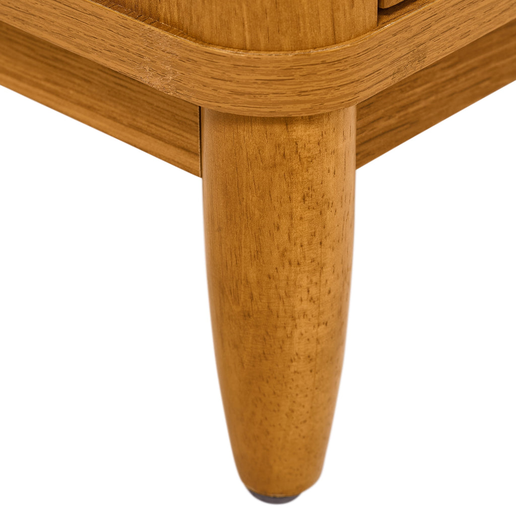  Springwood Bookcase with Doors, Light Honey Finish