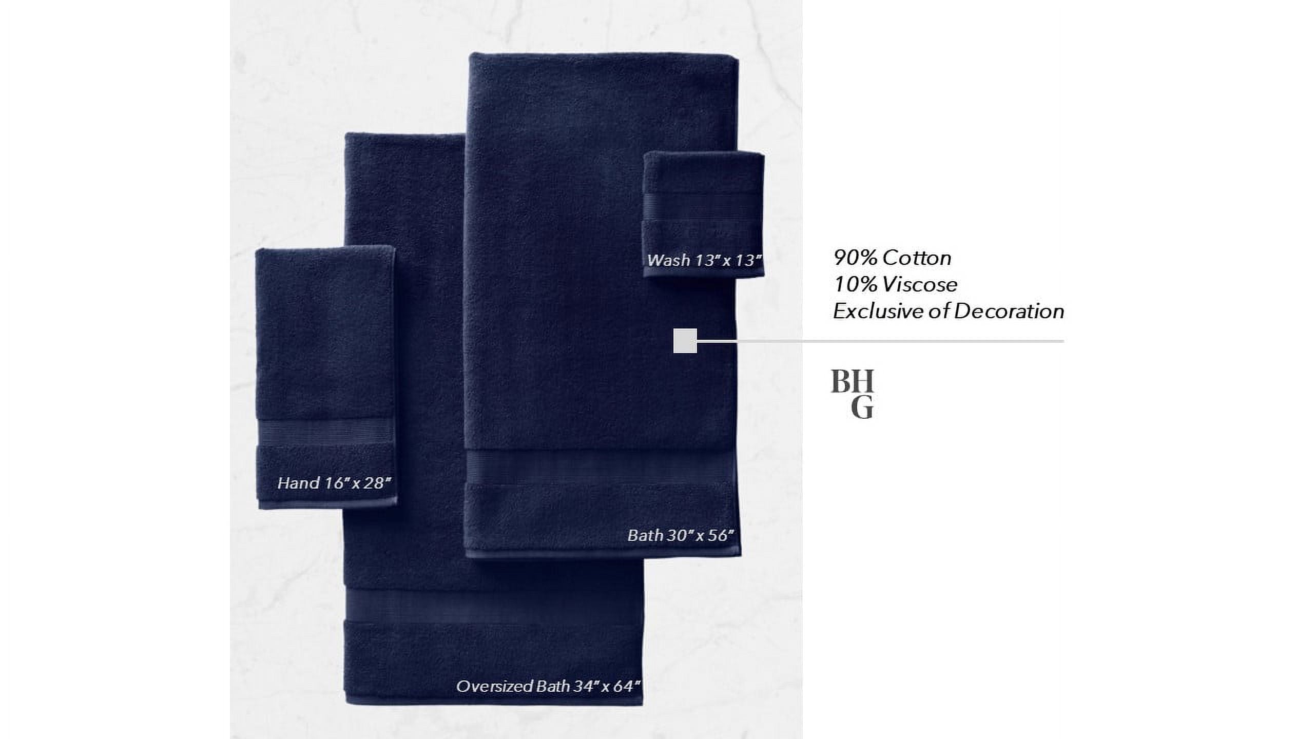  Signature Soft Solid 6 Piece Towel Set,Blue Admiral