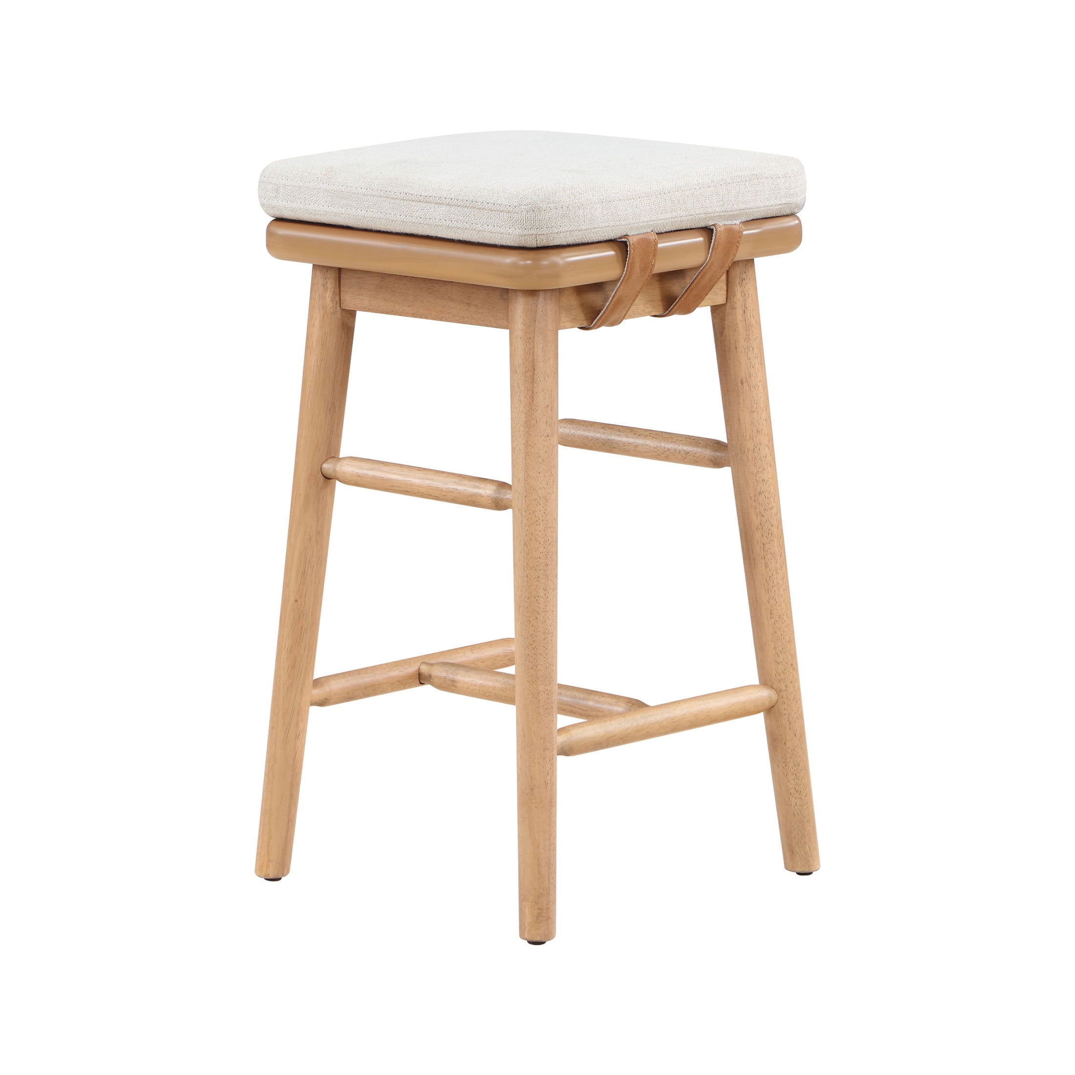  Springwood Barstool Set of 2, Light Honey Finish, Counter Height