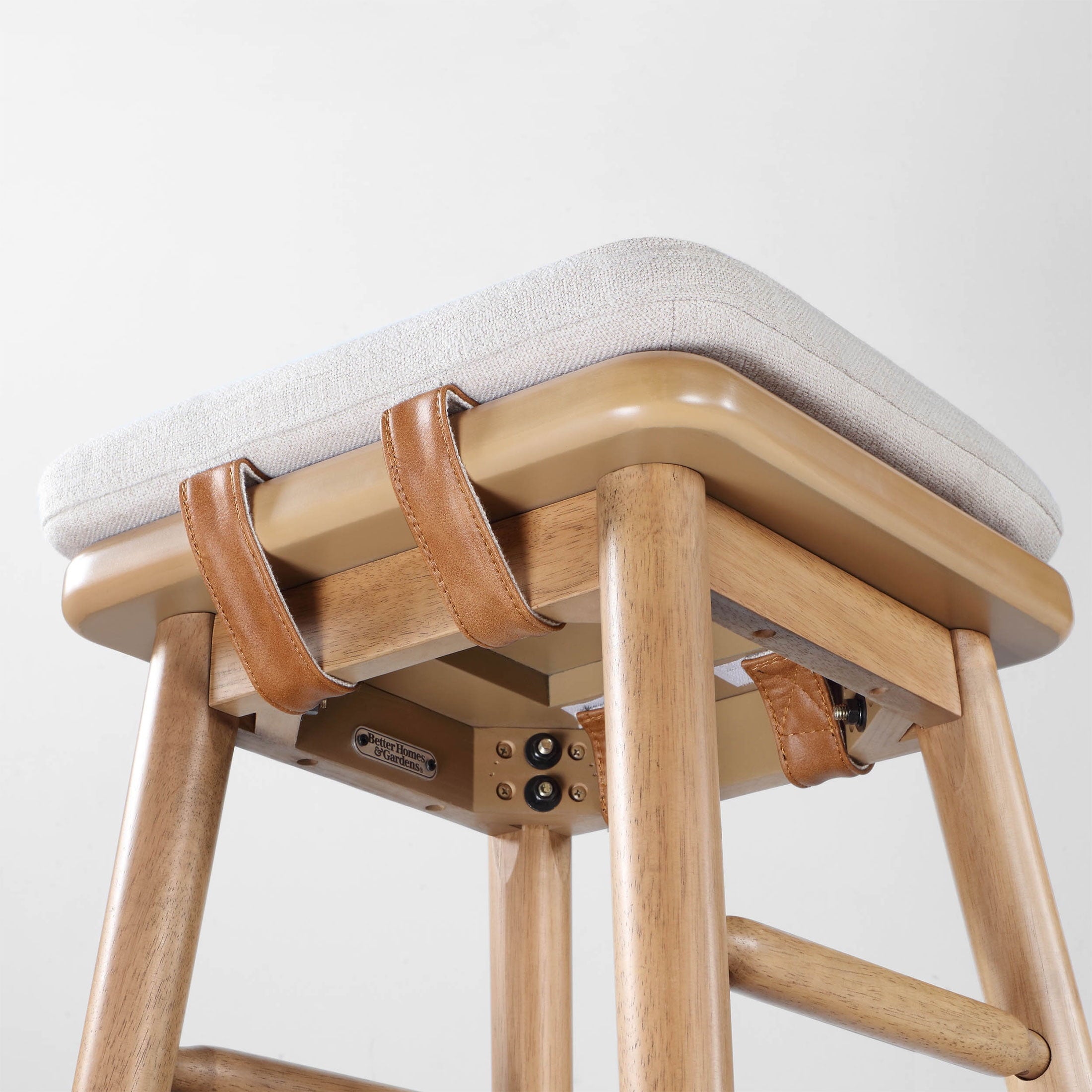  Springwood Barstool Set of 2, Light Honey Finish, Counter Height