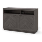  Herringbone TV Stand for TVs up to 55�, Gray