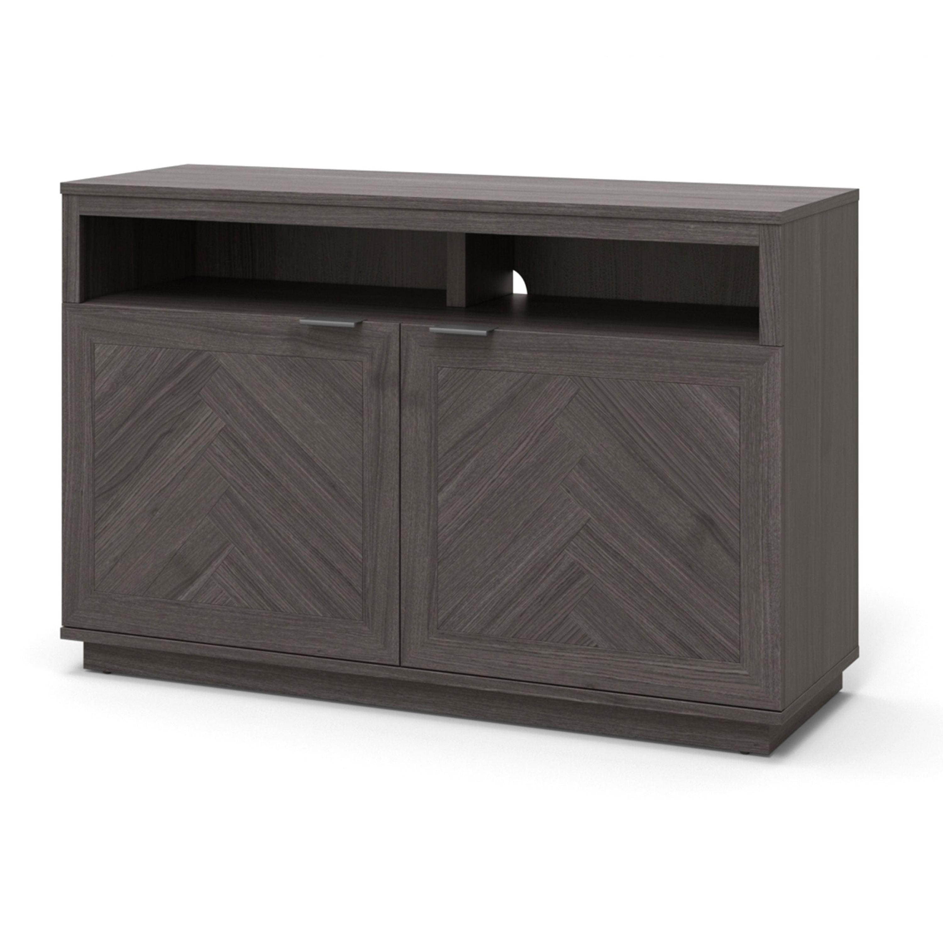  Herringbone TV Stand for TVs up to 55�, Gray