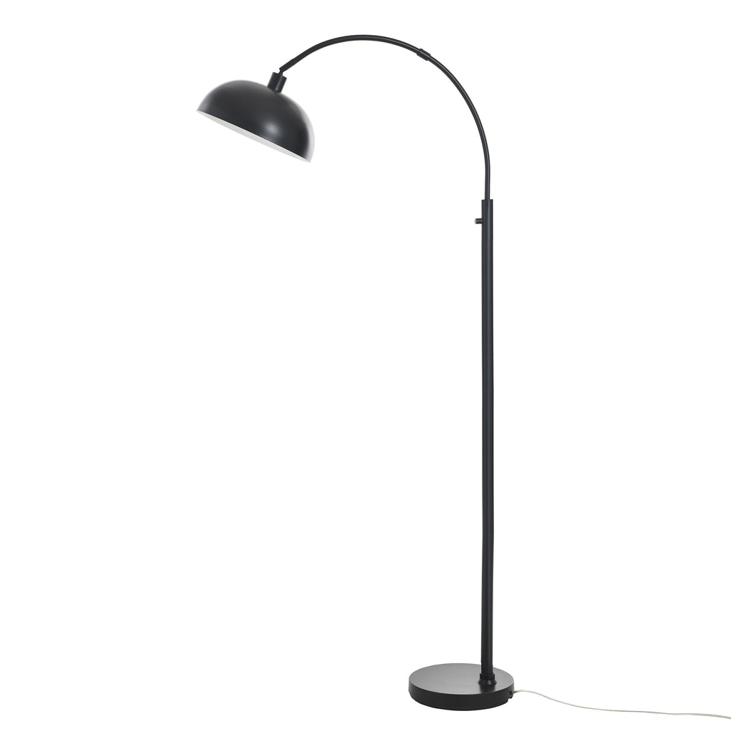  Black Finish Arch Dome Floor Lamp