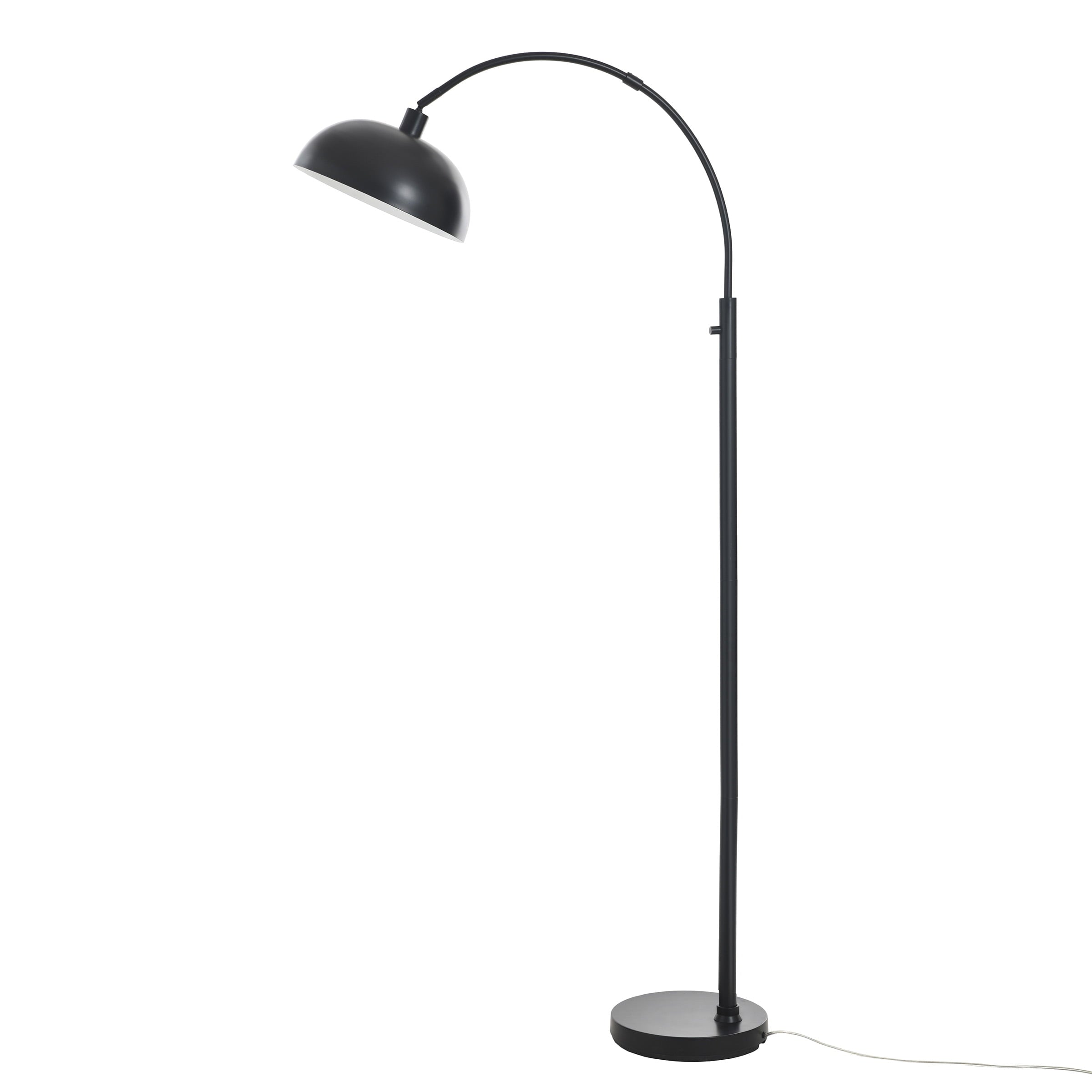  Black Finish Arch Dome Floor Lamp