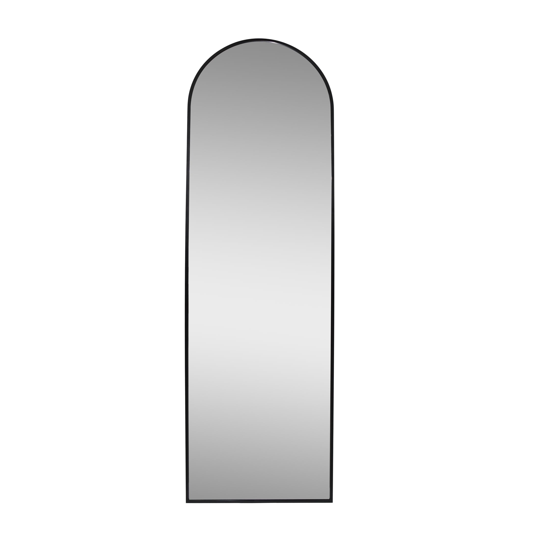  Black Arched Floor Mirror 17x58 for Bedroom or Living Room