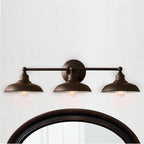  28.5" Farmhouse Triple Wall Scones 3-Light Vanity Light, Oil Rubbed Bronze