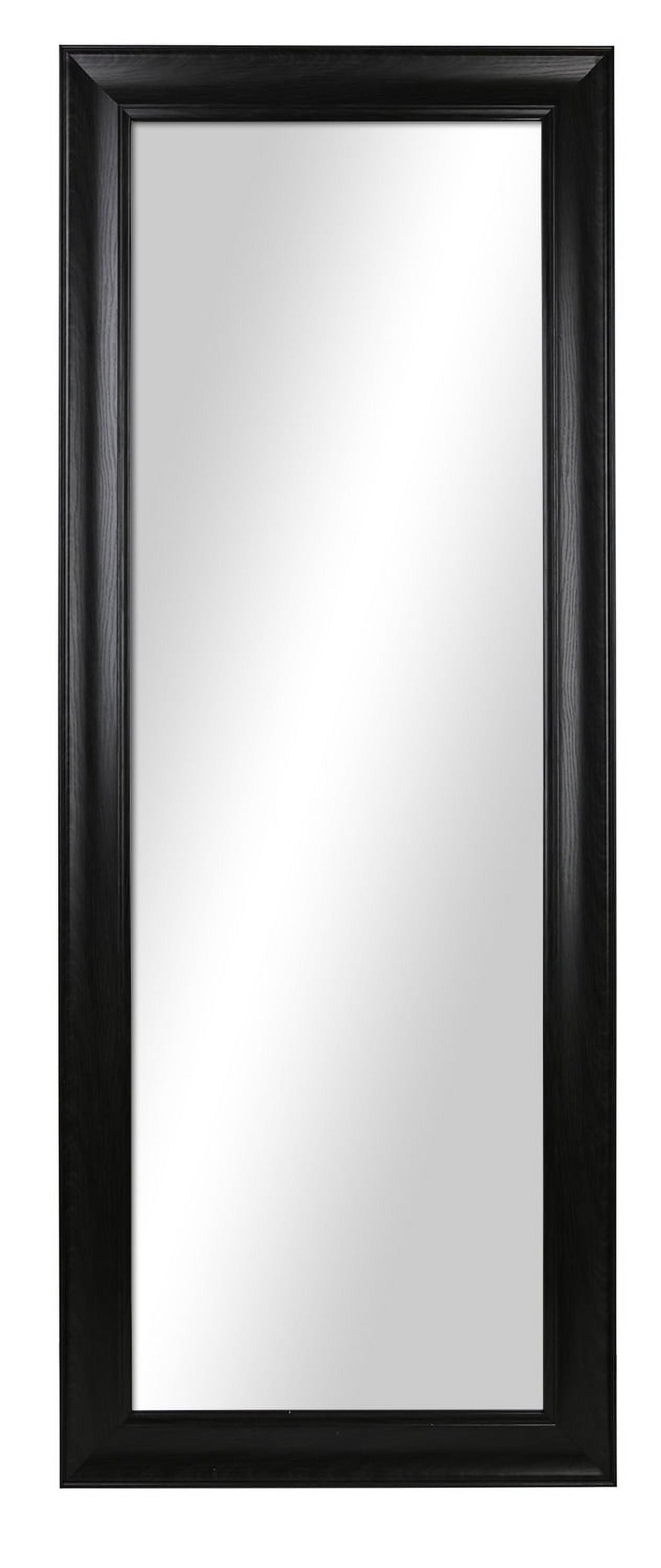  27x70 Black Rectangle Large Full-Length Floor Mirror for Bedroom or Entryway
