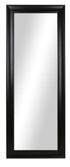  27x70 Black Rectangle Large Full-Length Floor Mirror for Bedroom or Entryway