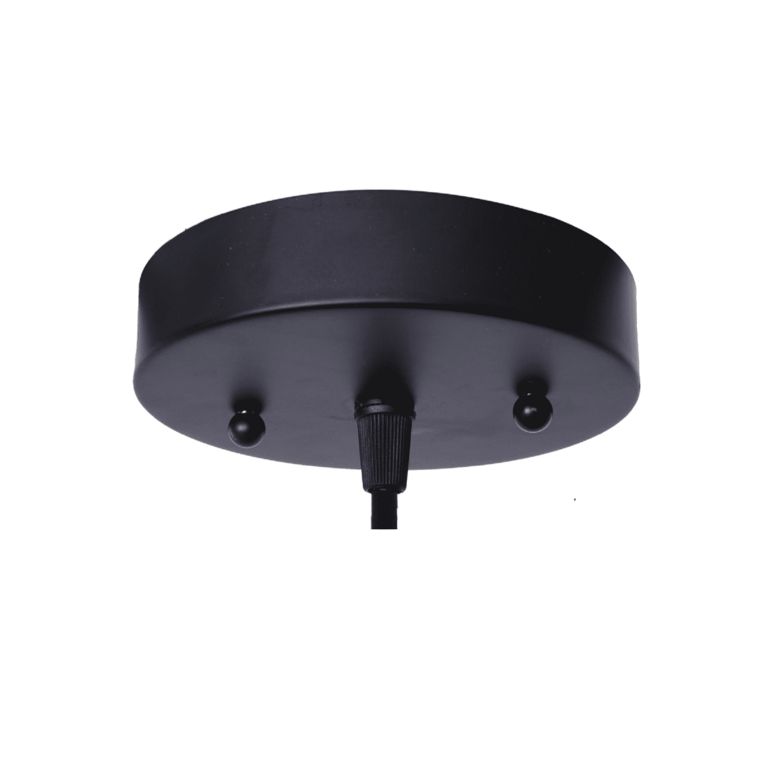  50" Natural Woven Pendant LED A19 1-Light Bulb 8W(60W Equiv), Matte Black