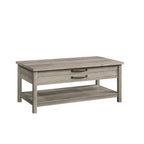  Modern Farmhouse Rectangle Lift-Top Coffee Table, Rustic Gray Finish