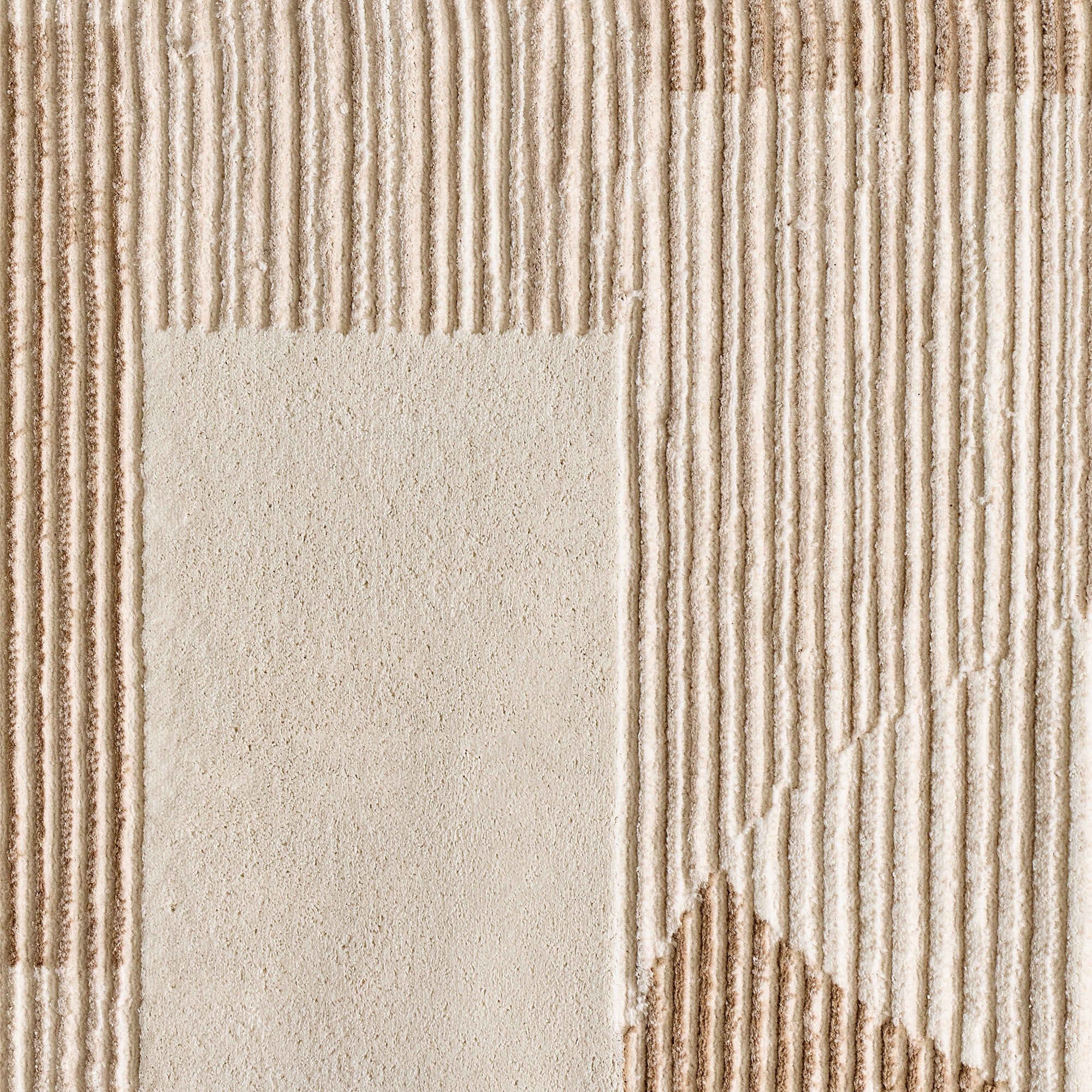  Neutral Modern Shapes Abstract Indoor Area Rug, 7'10"x10'